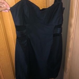 Black tight dress